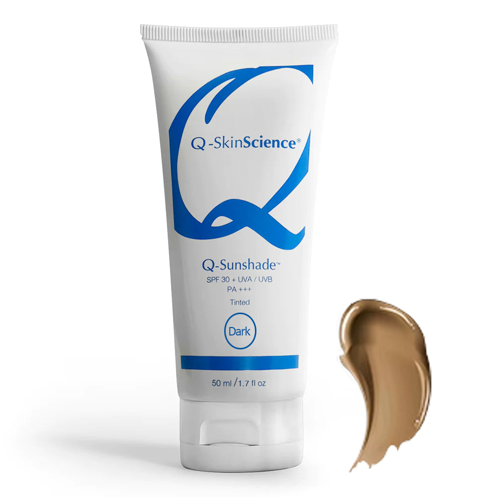 Q-Sunshade SPF 30+ UVA/UVB PA+++ Dark Tinted Sunscreen