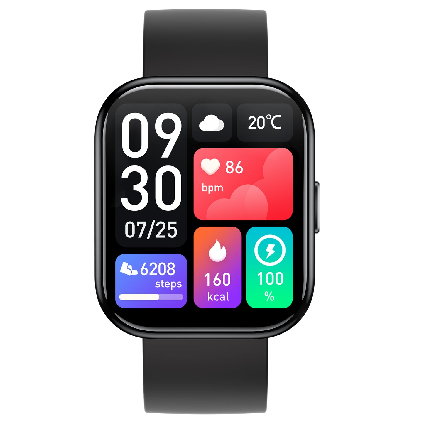 Advanced Health Metrics Smartwatch with 24-Hr Heart Rate and Blood Sugar Monitoring