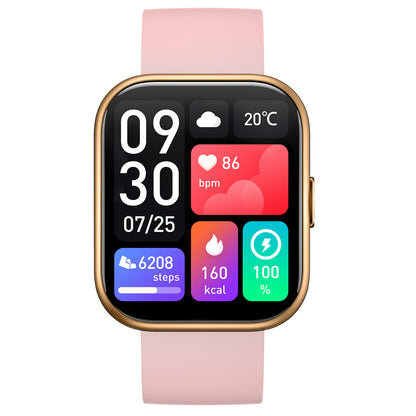 Advanced Health Metrics Smartwatch with 24-Hr Heart Rate and Blood Sugar Monitoring