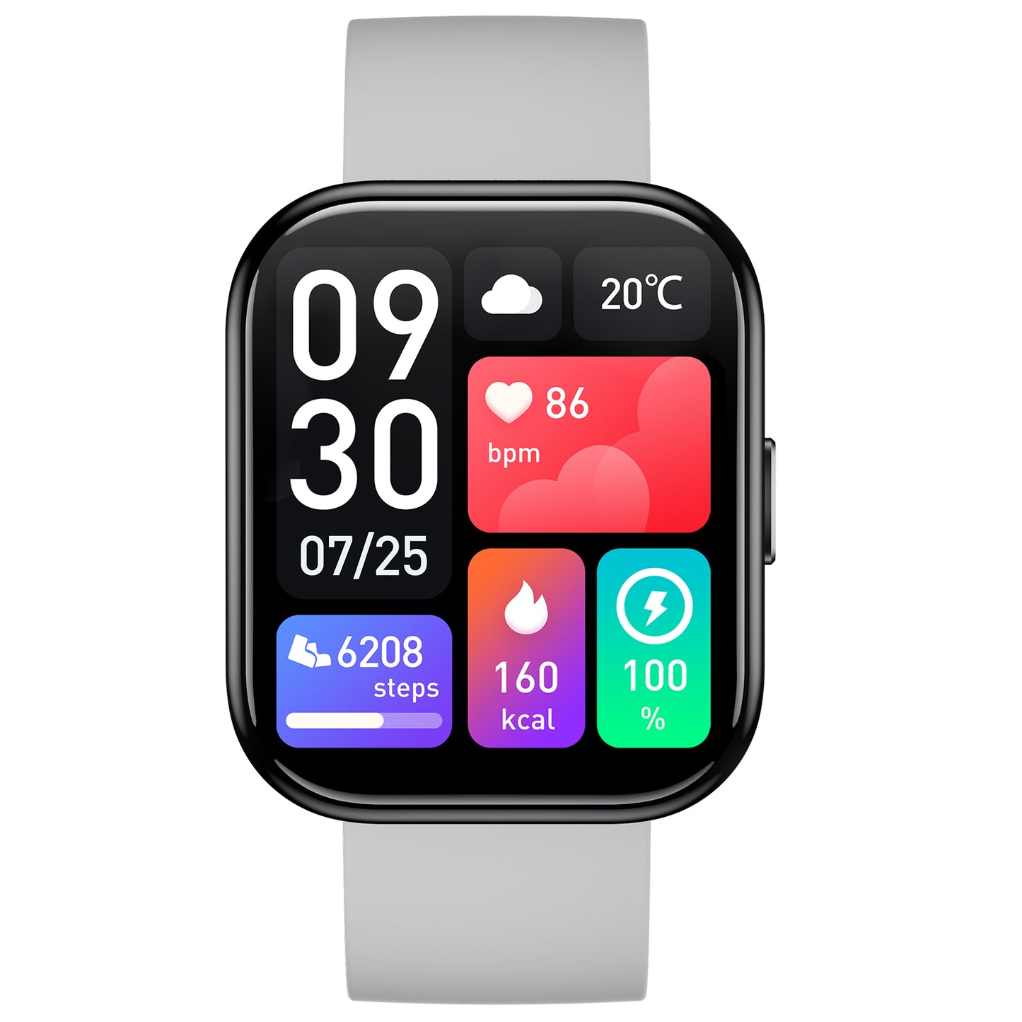 Advanced Health Metrics Smartwatch with 24-Hr Heart Rate and Blood Sugar Monitoring