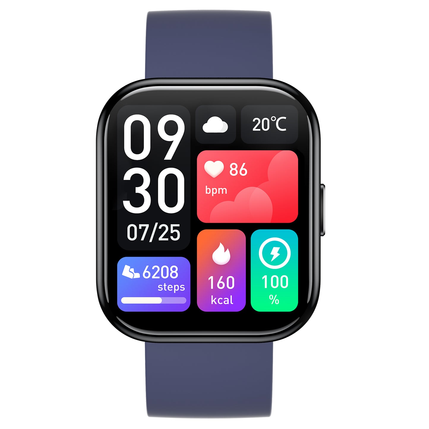 Advanced Health Metrics Smartwatch with 24-Hr Heart Rate and Blood Sugar Monitoring